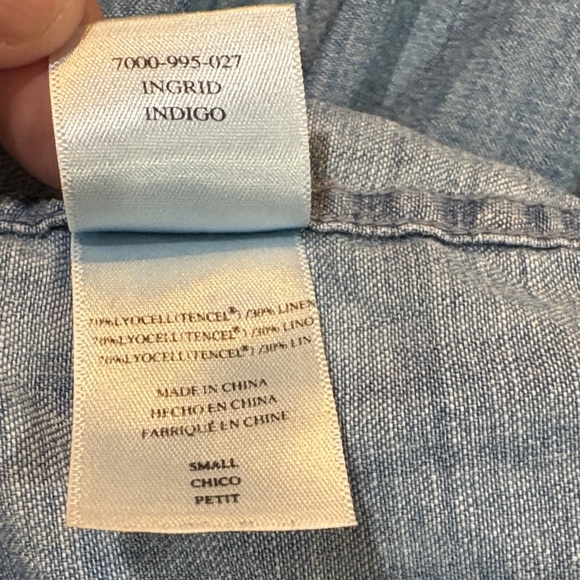 Rails Blue Button Down Shirt - Picture 4 of 5